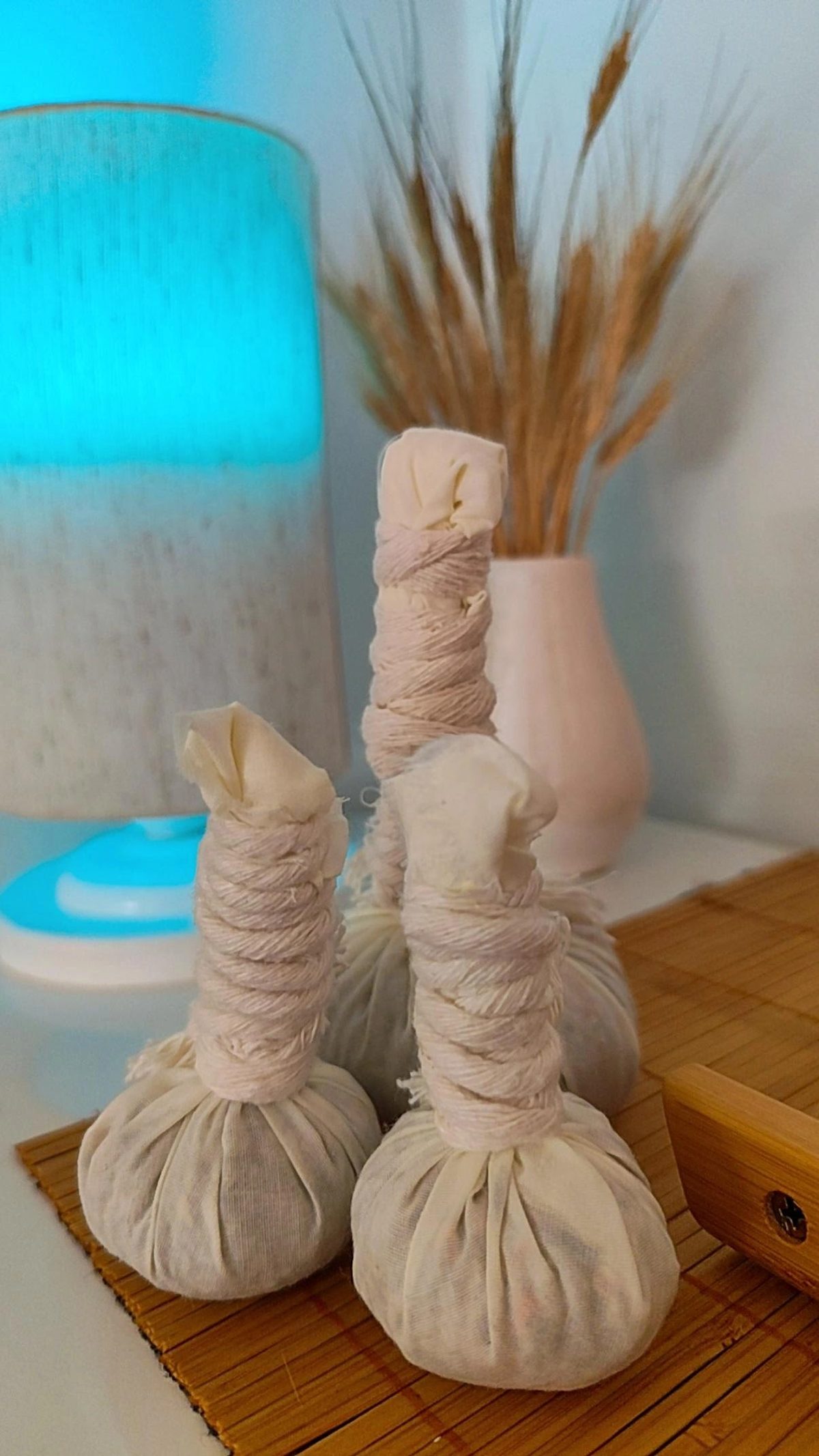 Bolsas de ervas para massagem